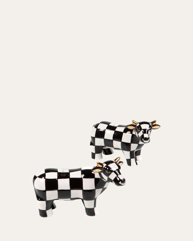 Cow Salt & Pepper Shakers Set